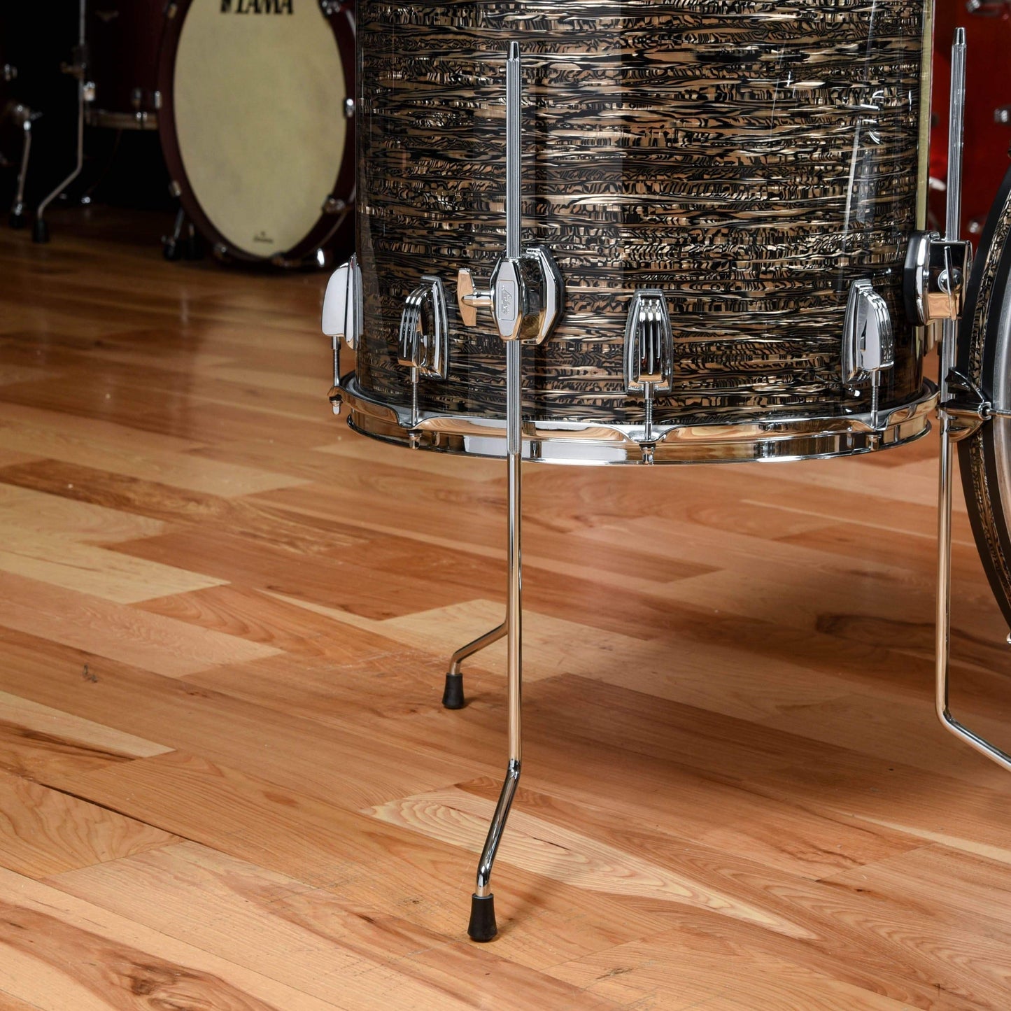 Ludwig Classic Maple Chicago Series 13/16/24 3pc. Drum Kit Bamboo Strata Drums and Percussion / Acoustic Drums / Full Acoustic Kits