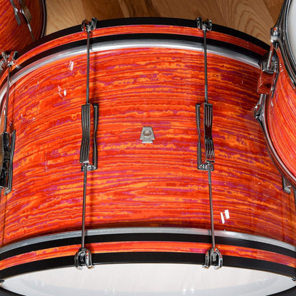 Ludwig Club Date 13/16/24 3pc. Drum Kit Mod Orange w/Bowtie Lugs & White Interiors (CDE Exclusive) Drums and Percussion / Acoustic Drums / Full Acoustic Kits