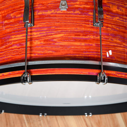 Ludwig Club Date 13/16/24 3pc. Drum Kit Mod Orange w/Bowtie Lugs & White Interiors (CDE Exclusive) Drums and Percussion / Acoustic Drums / Full Acoustic Kits