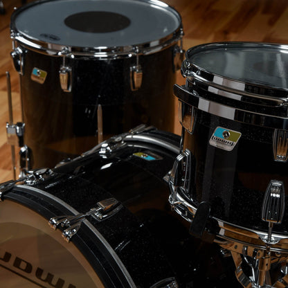 Ludwig Vistalite 13/16/22 3pc. Drum Kit Black Sparkle/Smoke/Black Sparkle Limited Edition Drums and Percussion / Acoustic Drums / Full Acoustic Kits