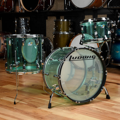 Ludwig Vistalite 13/16/22 3pc. Drum Kit Coke Bottle Green Drums and Percussion / Acoustic Drums / Full Acoustic Kits