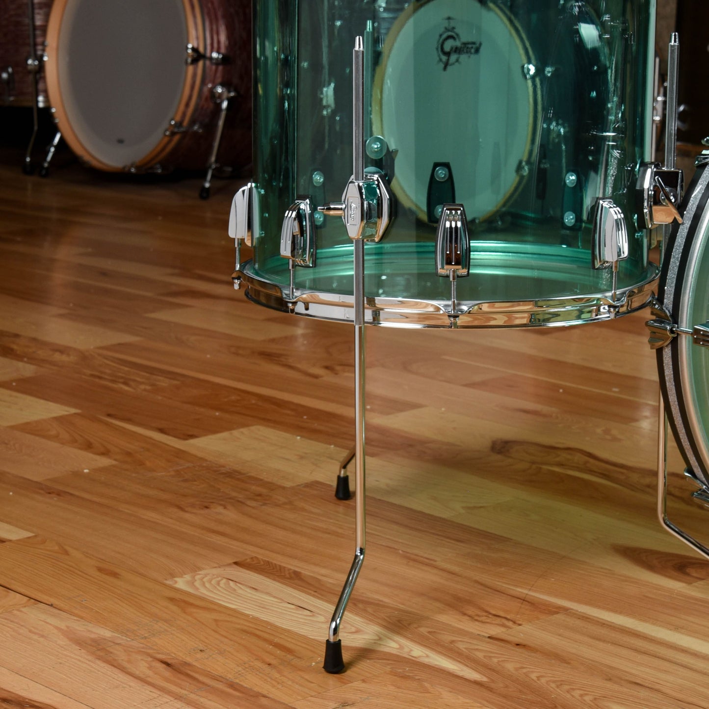 Ludwig Vistalite 13/16/22 3pc. Drum Kit Coke Bottle Green Drums and Percussion / Acoustic Drums / Full Acoustic Kits