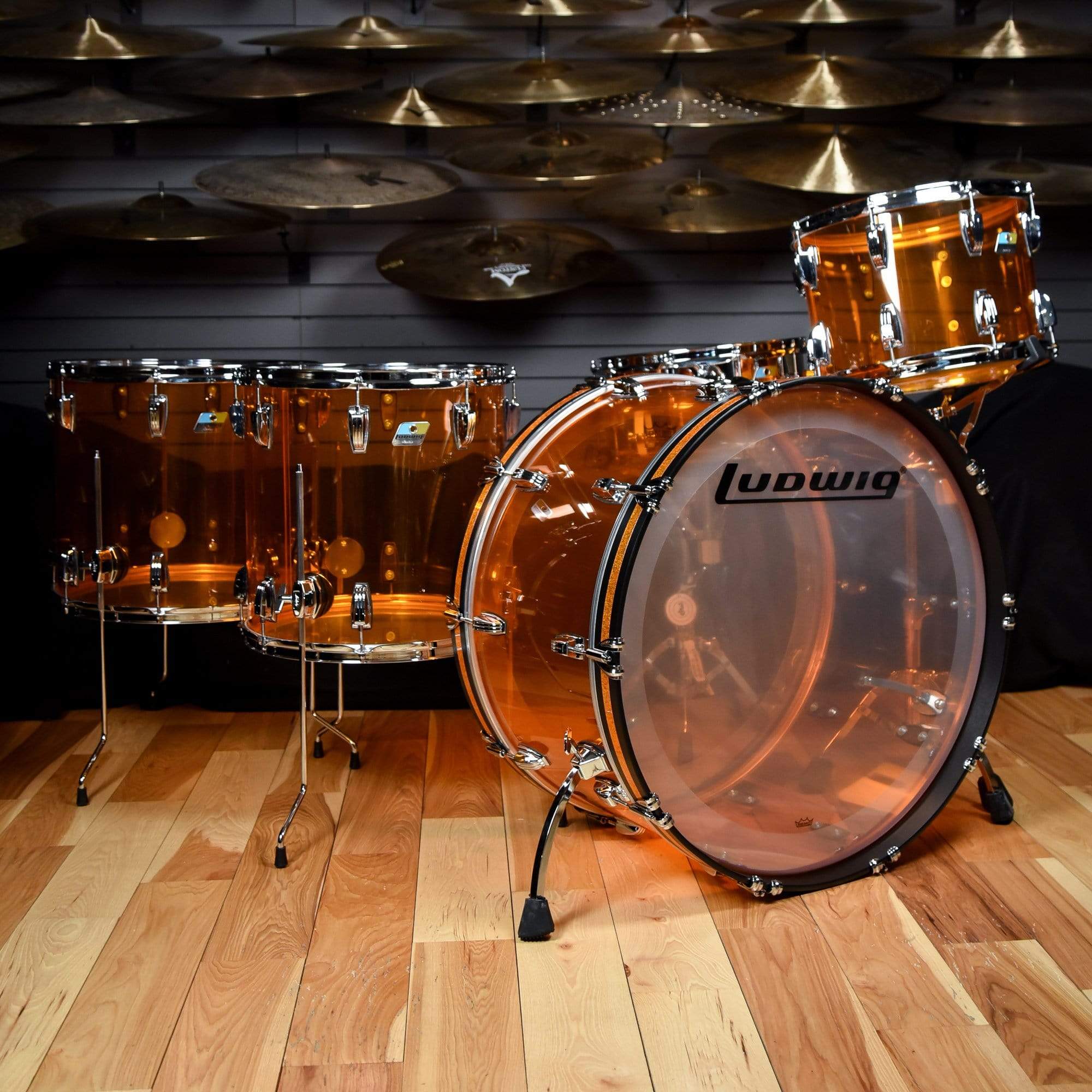 Ludwig amber sale vistalite