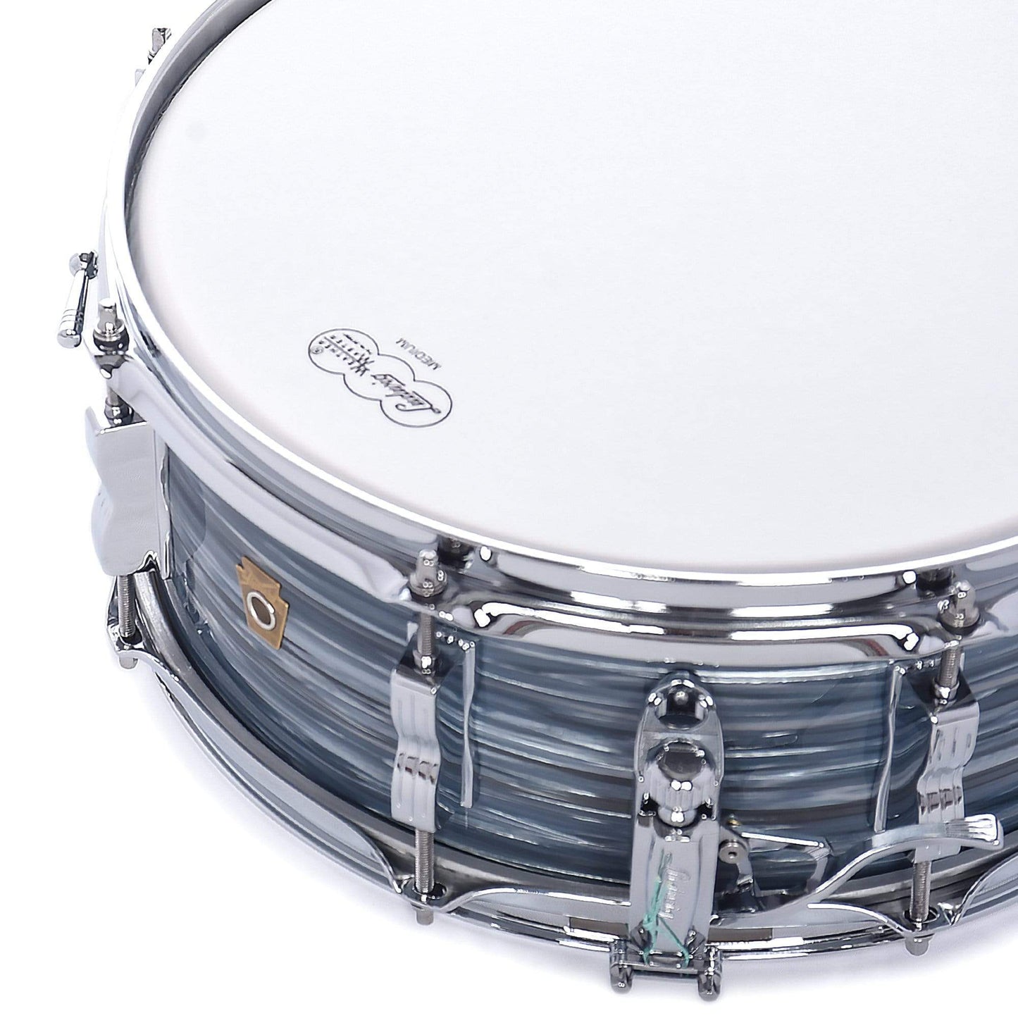 Ludwig 5.5x14 Legacy Mahogany Jazz Fest Snare Drum Vintage Blue Oyster Drums and Percussion / Acoustic Drums / Snare