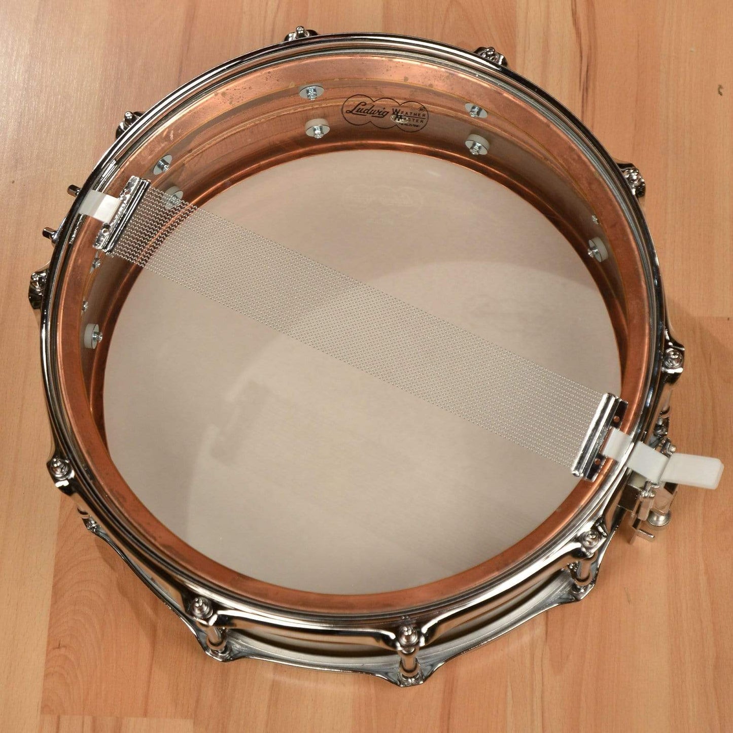 Ludwig 5x14 Raw Copper Phonic Snare Drum w/Tube Lugs Drums and Percussion / Acoustic Drums / Snare