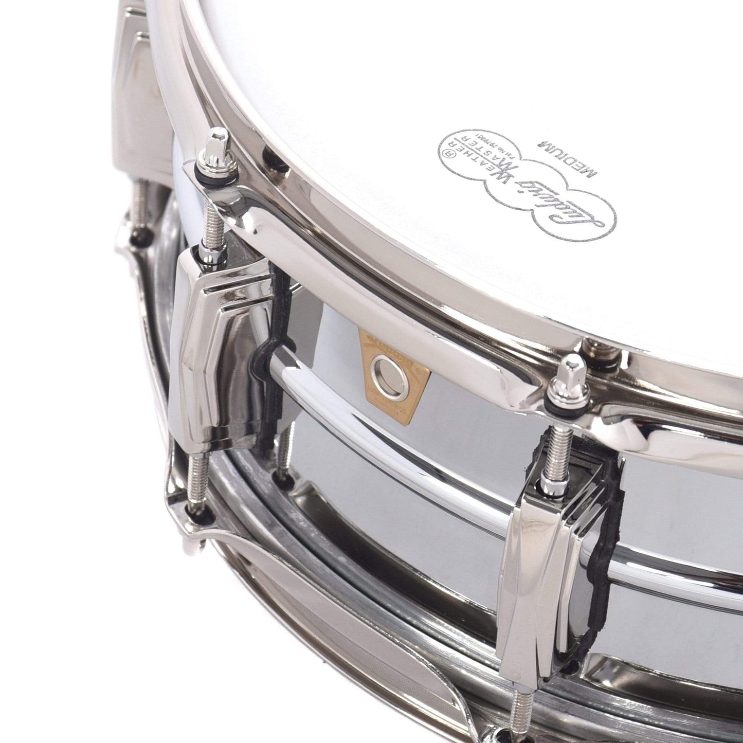 Ludwig 5x14 Super Ludwig Chrome Over Brass Snare Drum w/Nickel Hdw Drums and Percussion / Acoustic Drums / Snare