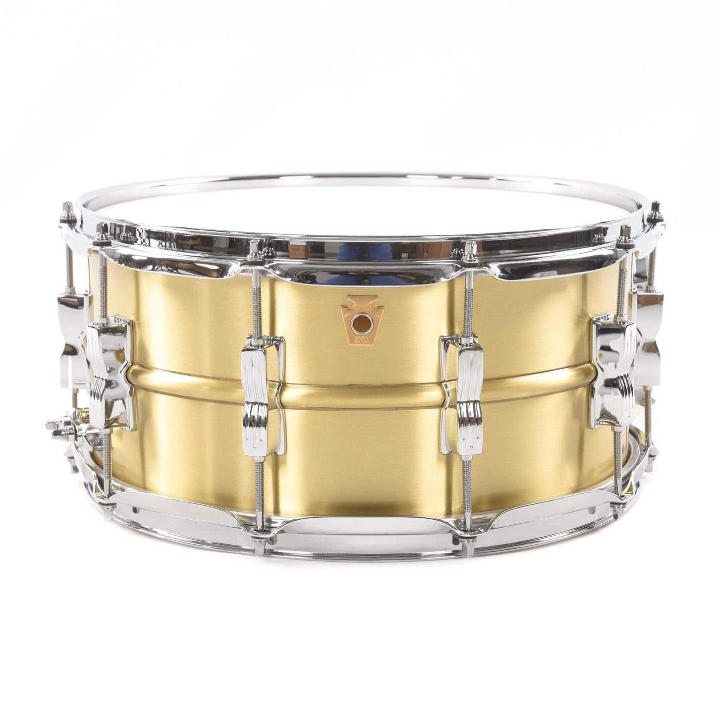 Ludwig 6.5x14 Acro Brushed Brass Snare Drum Drums and Percussion / Acoustic Drums / Snare