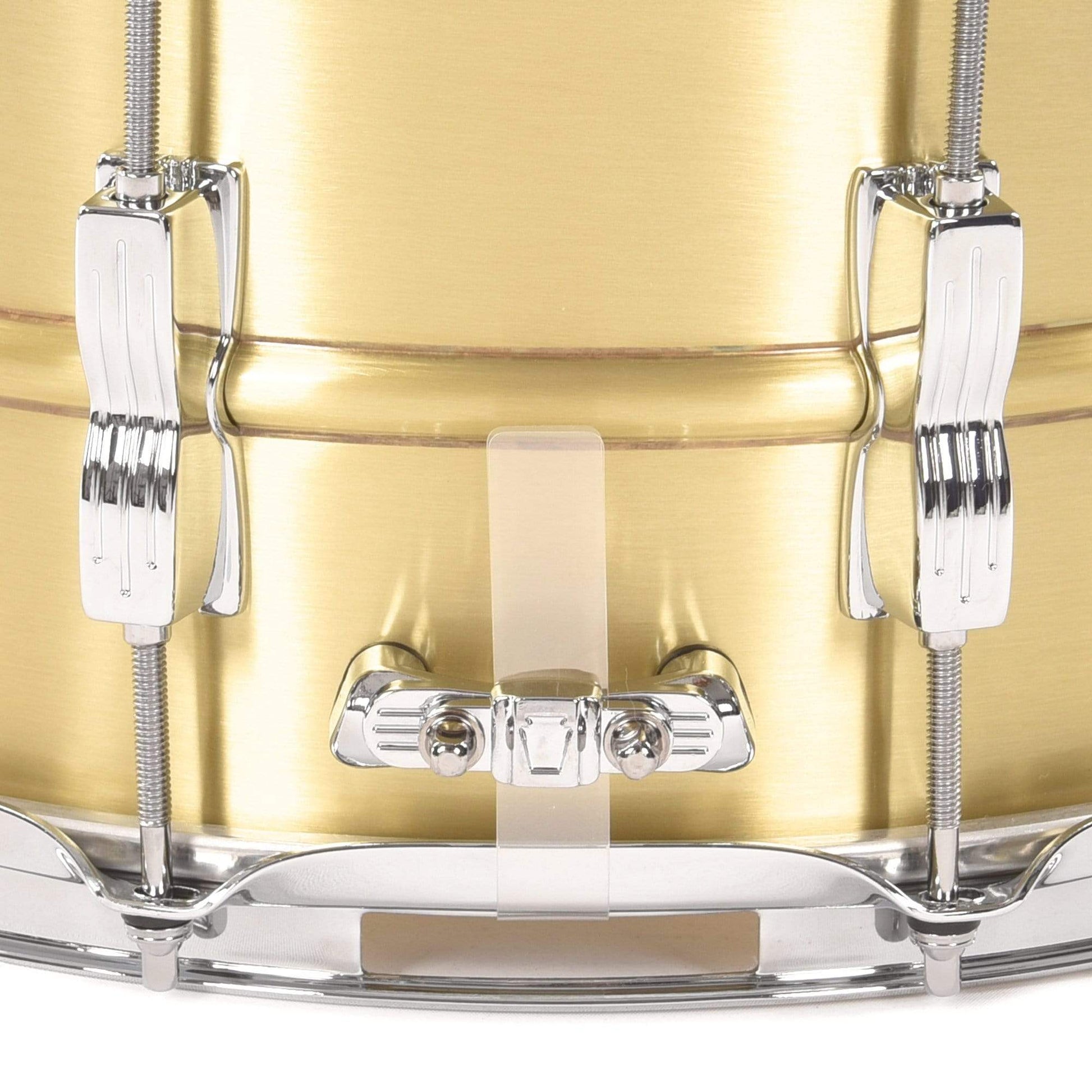 Ludwig 6.5x14 Acro Brushed Brass Snare Drum Drums and Percussion / Acoustic Drums / Snare