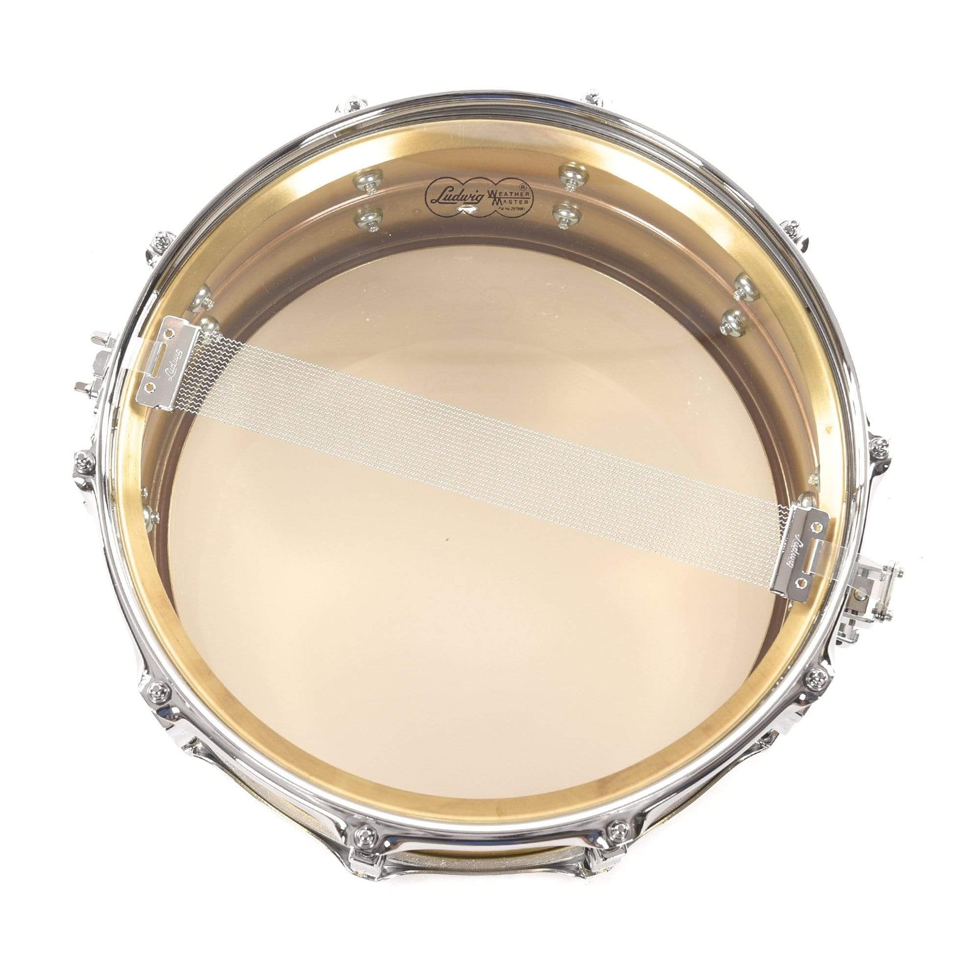 Ludwig 6.5x14 Acro Brushed Brass Snare Drum Drums and Percussion / Acoustic Drums / Snare