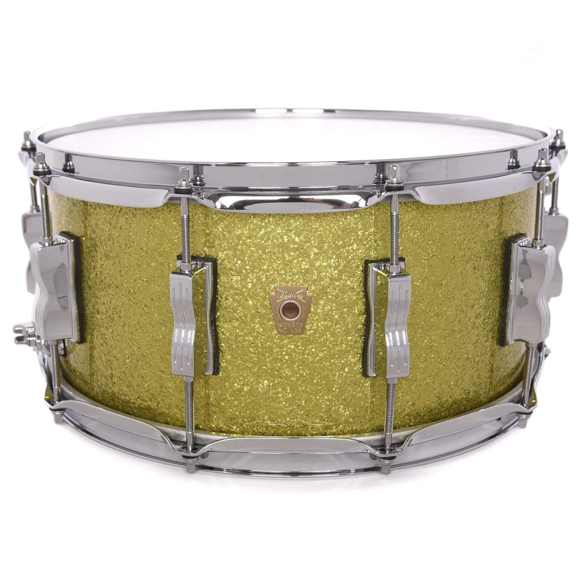 Ludwig 6.5x14 Classic Maple Snare Drum Olive Sparkle Drums and Percussion / Acoustic Drums / Snare