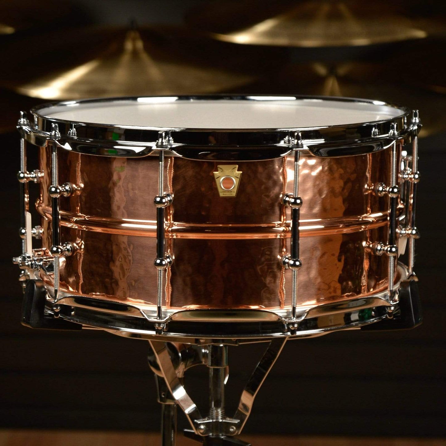 Ludwig 6.5x14 Hammered Copper Phonic Snare Drum w/Tube Lugs Drums and Percussion / Acoustic Drums / Snare