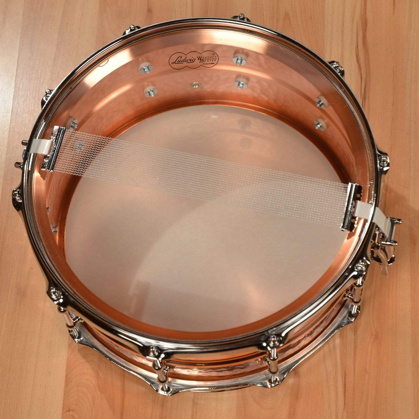 Ludwig 6.5x14 Hammered Copper Phonic Snare Drum w/Tube Lugs Drums and Percussion / Acoustic Drums / Snare