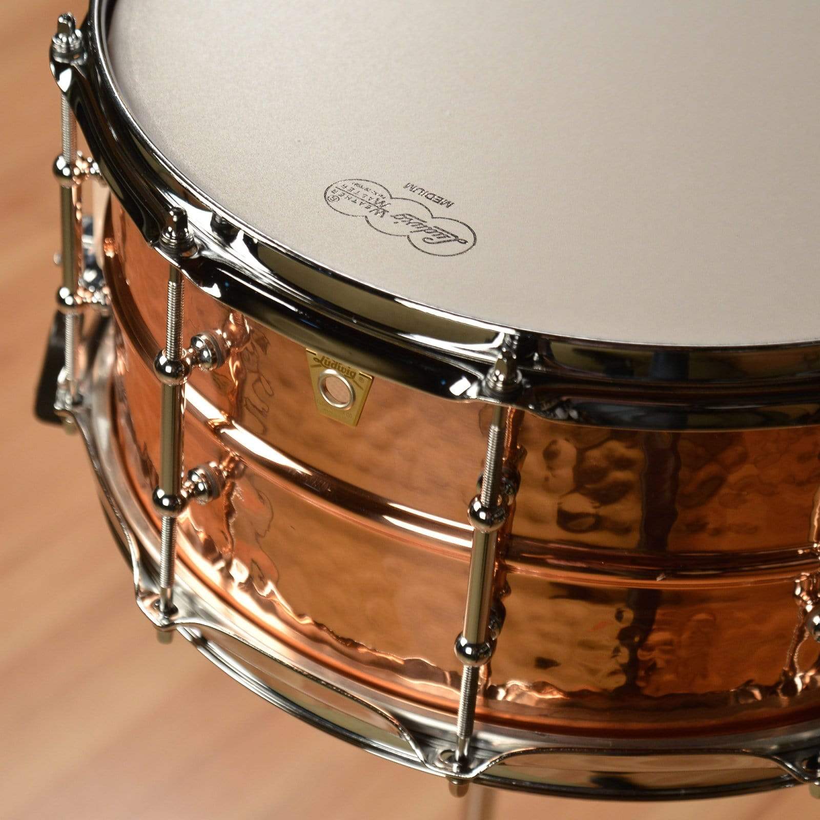 Ludwig 6.5x14 Hammered Copper Phonic Snare Drum w/Tube Lugs Drums and Percussion / Acoustic Drums / Snare