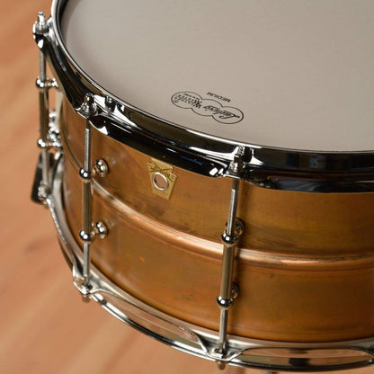 Ludwig 6.5x14 Raw Copper Phonic Snare Drum w/Tube Lugs Drums and Percussion / Acoustic Drums / Snare