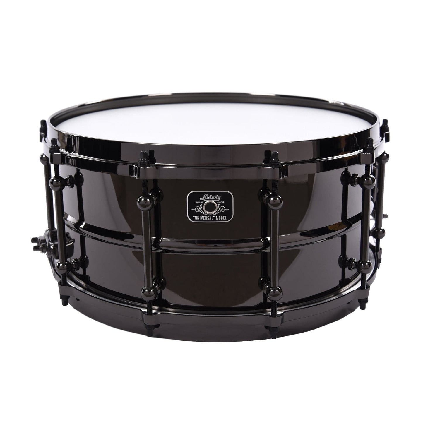 Ludwig 6.5x14 Universal Brass Snare Drum Black Nickel Drums and Percussion / Acoustic Drums / Snare