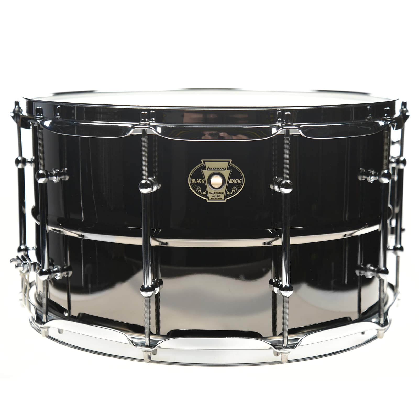 Ludwig 8x14 Black Magic Snare Drum w/Chrome Hdw Drums and Percussion / Acoustic Drums / Snare