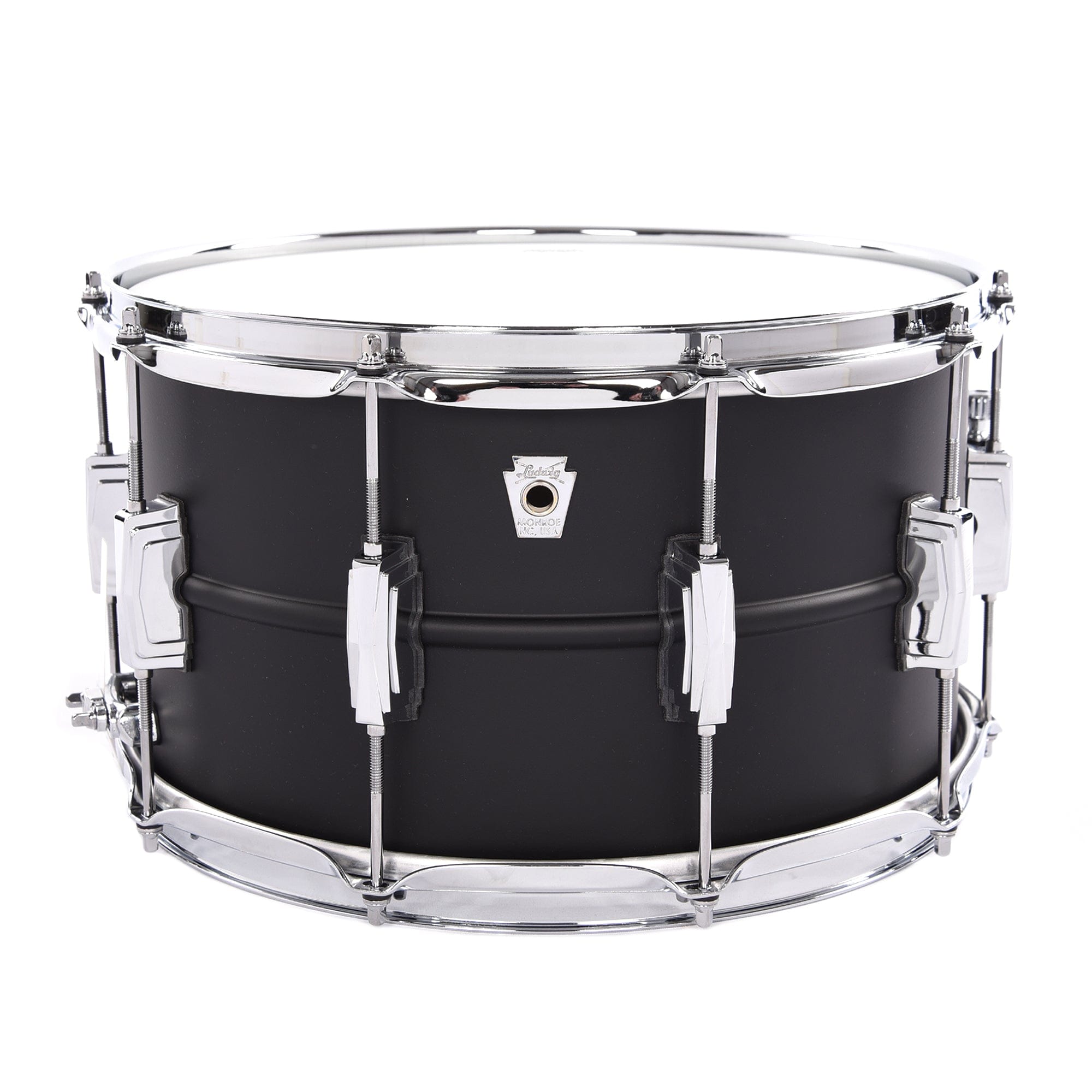 Ludwig 8x14 Płaski czarny werbel kosmetycznyLudwig 8x14 Płaski czarny werbel kosmetyczny  