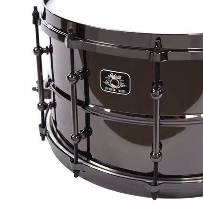 Ludwig 8x14 Universal Brass Snare Drum Black Nickel Drums and Percussion / Acoustic Drums / Snare