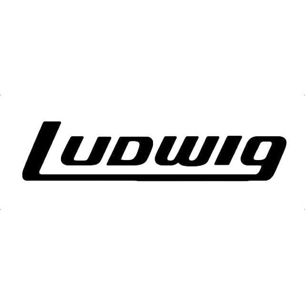 Ludwig Large Black Logo Decal – Chicago Music Exchange