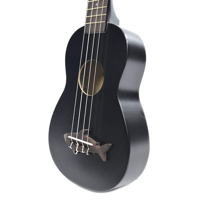 Makala Shark Composite Soprano Ukulele Black Folk Instruments / Ukuleles