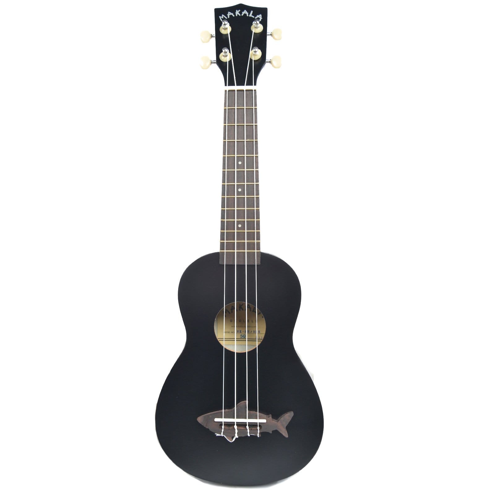 Makala Shark Composite Soprano Ukulele Black Folk Instruments / Ukuleles