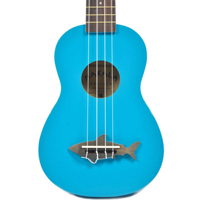 Makala Shark Composite Soprano Ukulele Blue Folk Instruments / Ukuleles