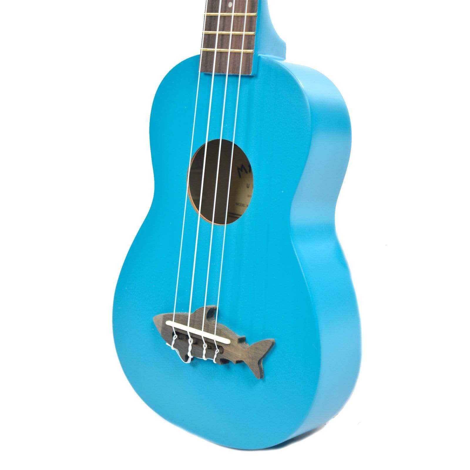 Makala Shark Composite Soprano Ukulele Blue Folk Instruments / Ukuleles