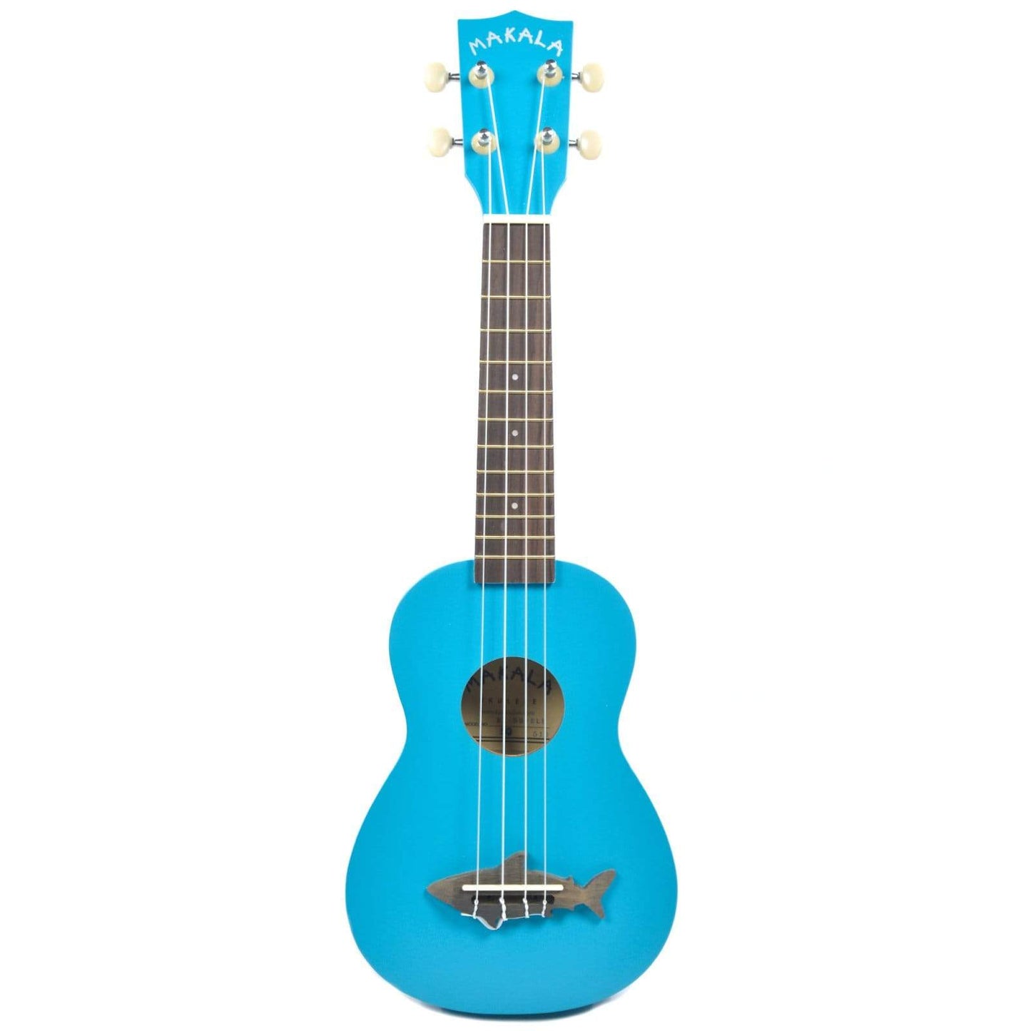 Makala Shark Composite Soprano Ukulele Blue Folk Instruments / Ukuleles