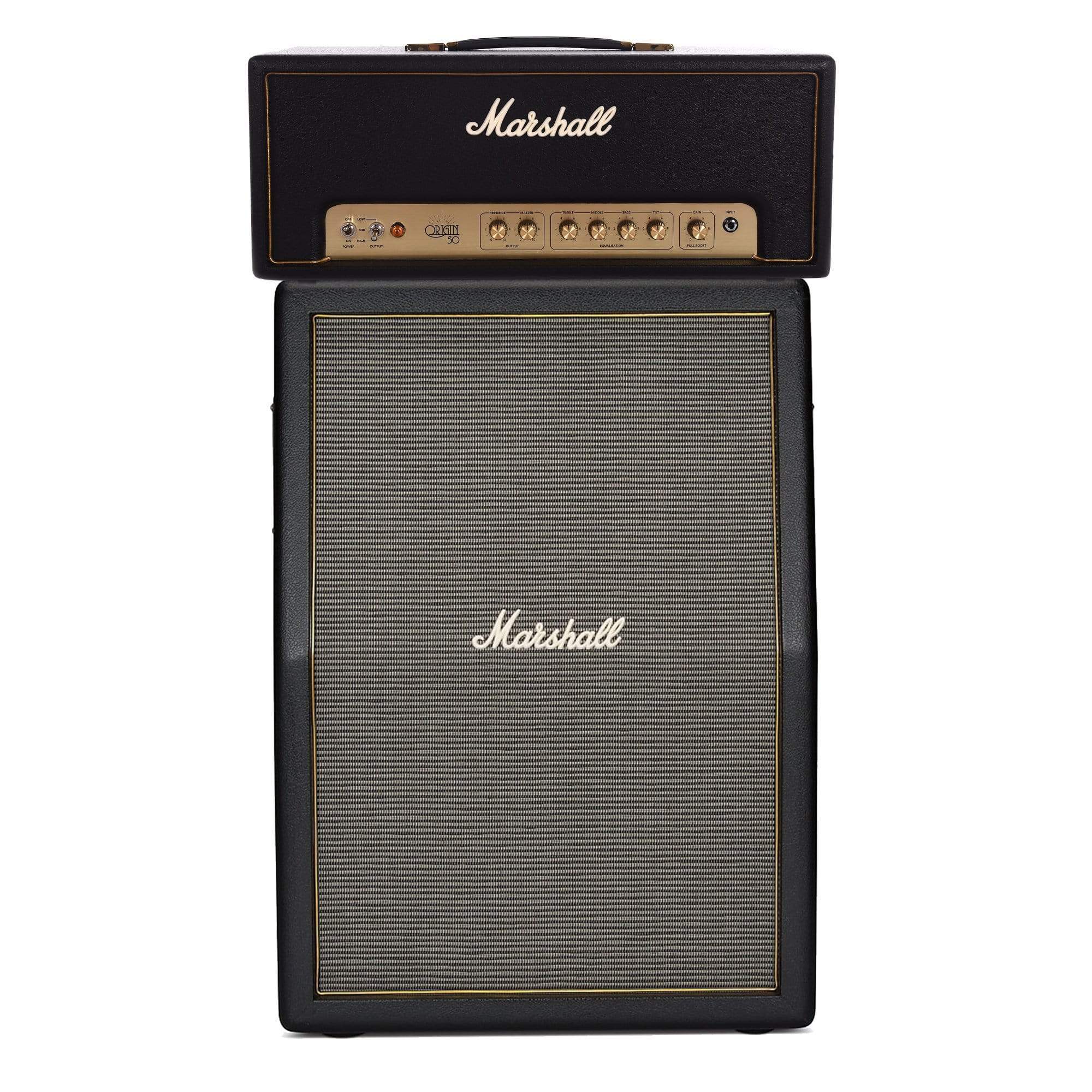 Marshall Origin 50H 50W EL34 Head and ORI212A Vertical Speaker Cabinet –  Chicago Music Exchange