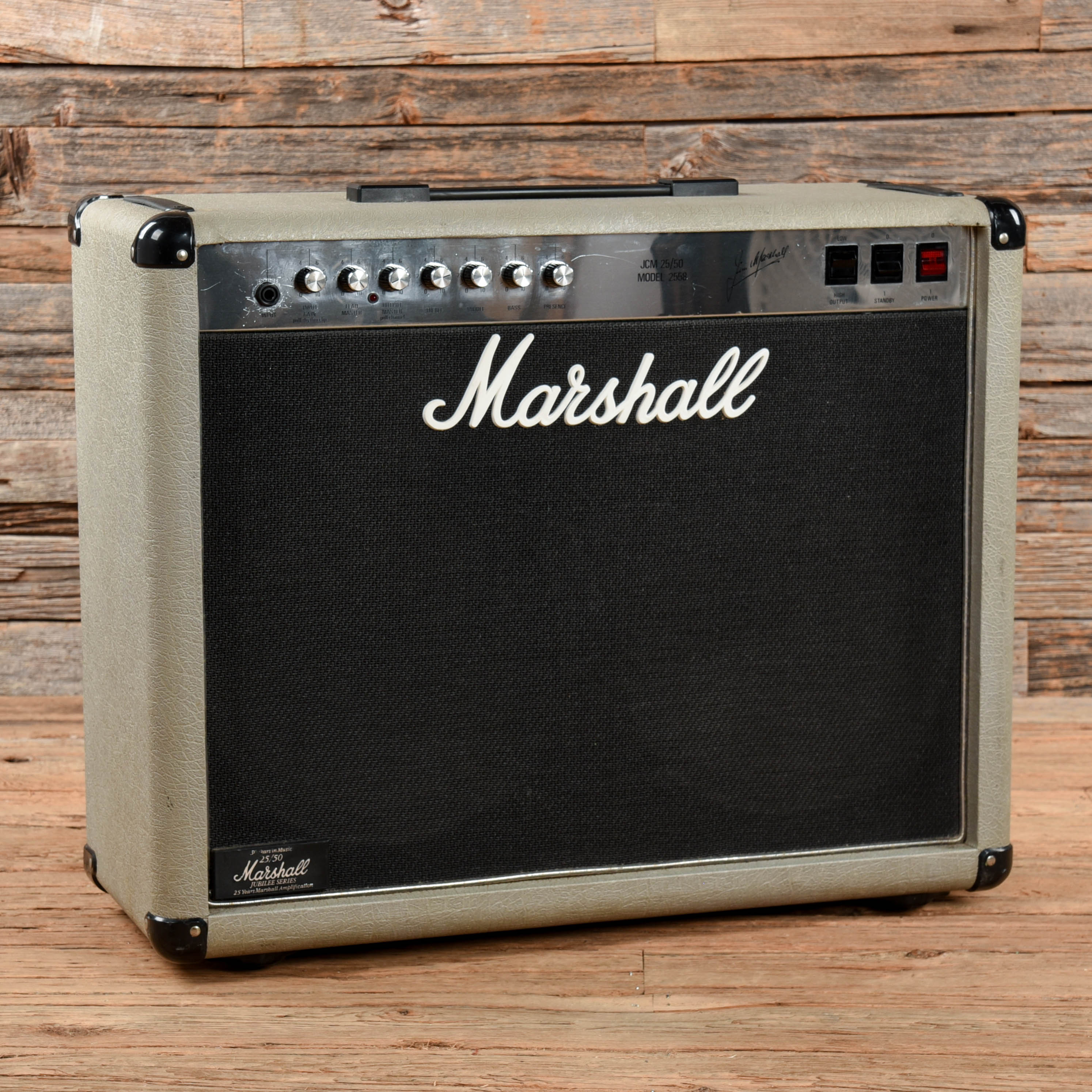 Marshall JCM25/50 2558 Silver Jubilee 2x10 Combo  1987 Amps / Guitar Cabinets