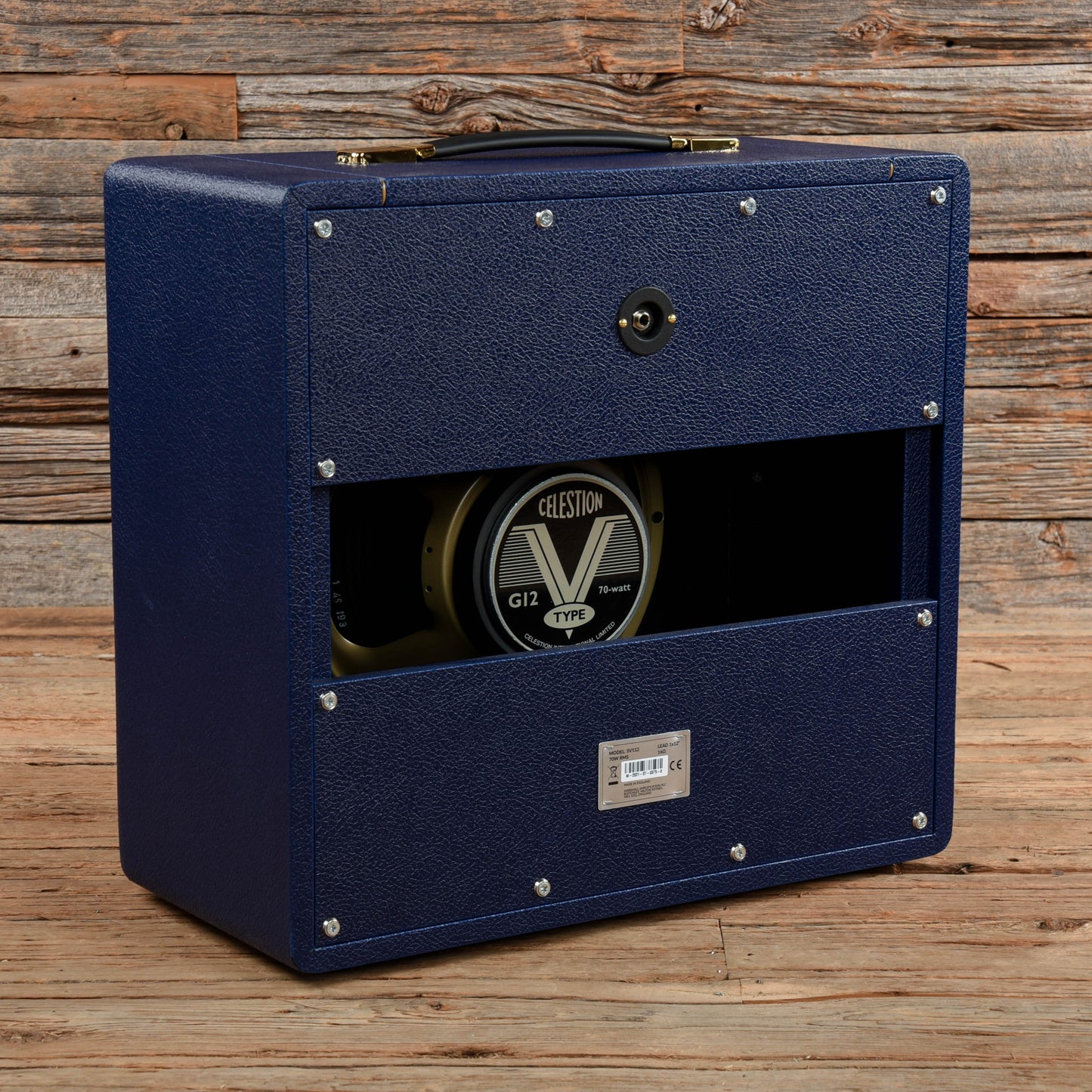 Marshall Studio Vintage SV112 70-Watt 1x12" Guitar Speaker Cabinet Navy Blue Levant 2021 Amps / Guitar Cabinets