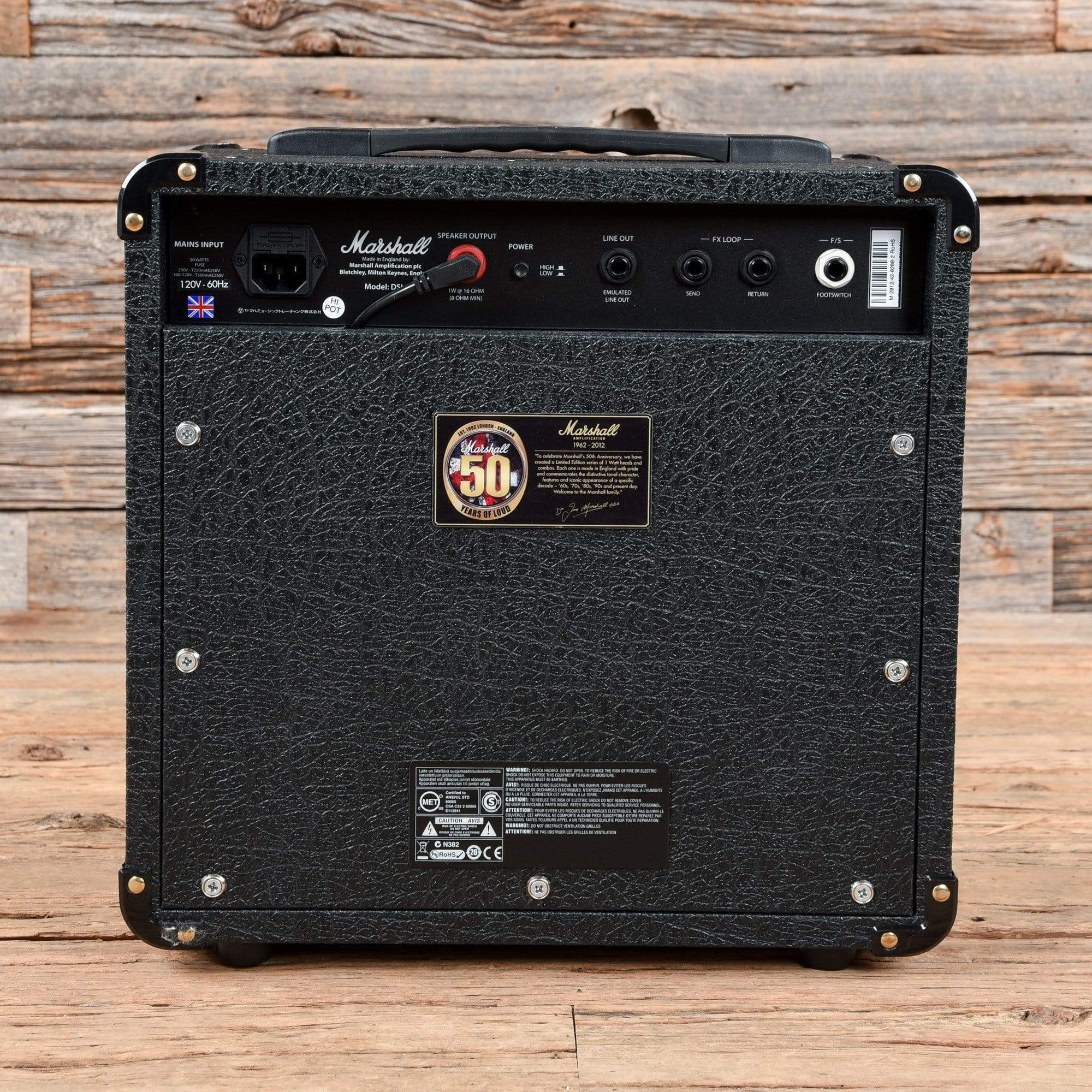 Marshall DSL1C 50th Anniversary – Chicago Music Exchange