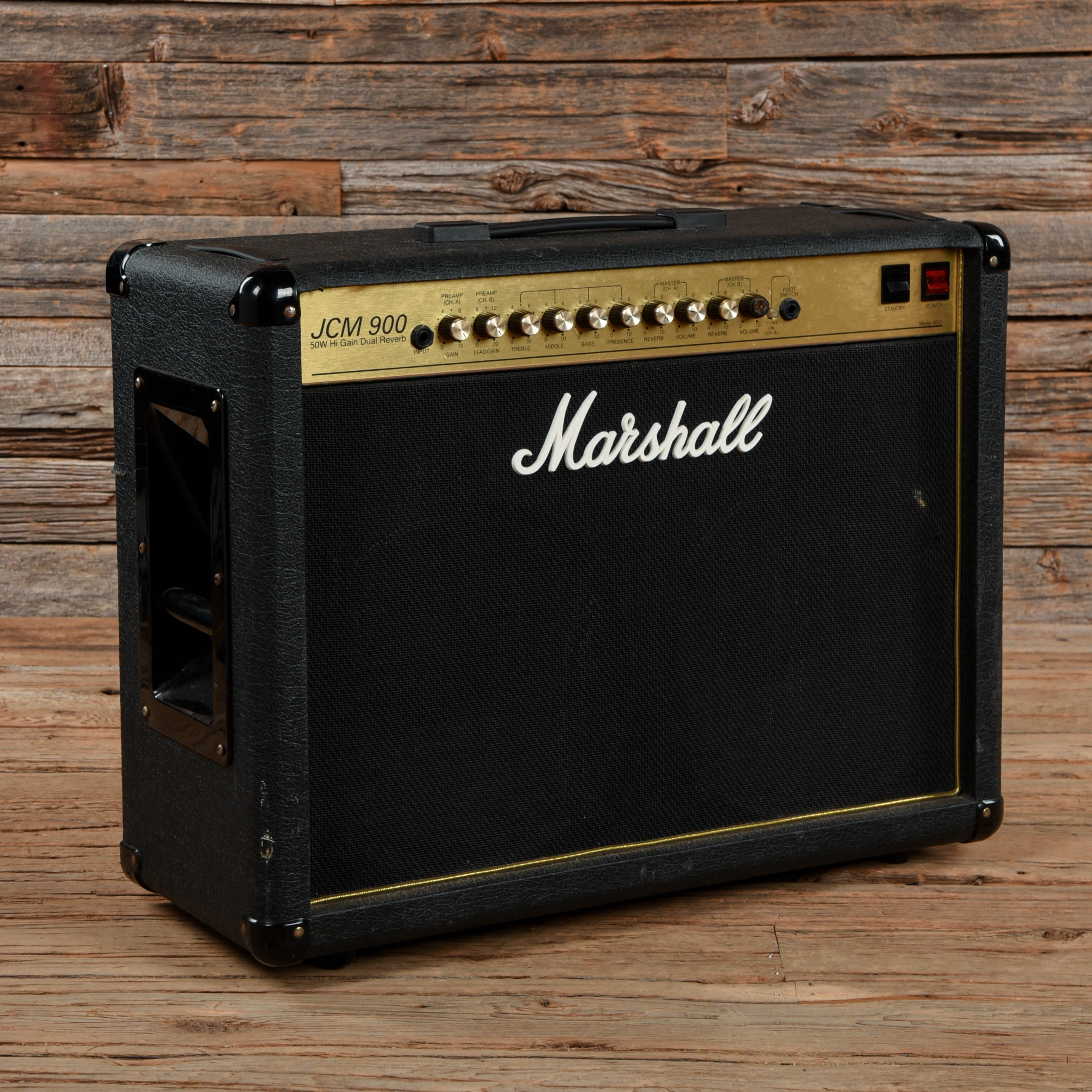 Marshall JCM 900 Model 4502 50-Watt Hi Gain Dual Reverb 2x12 Combo –  Chicago Music Exchange