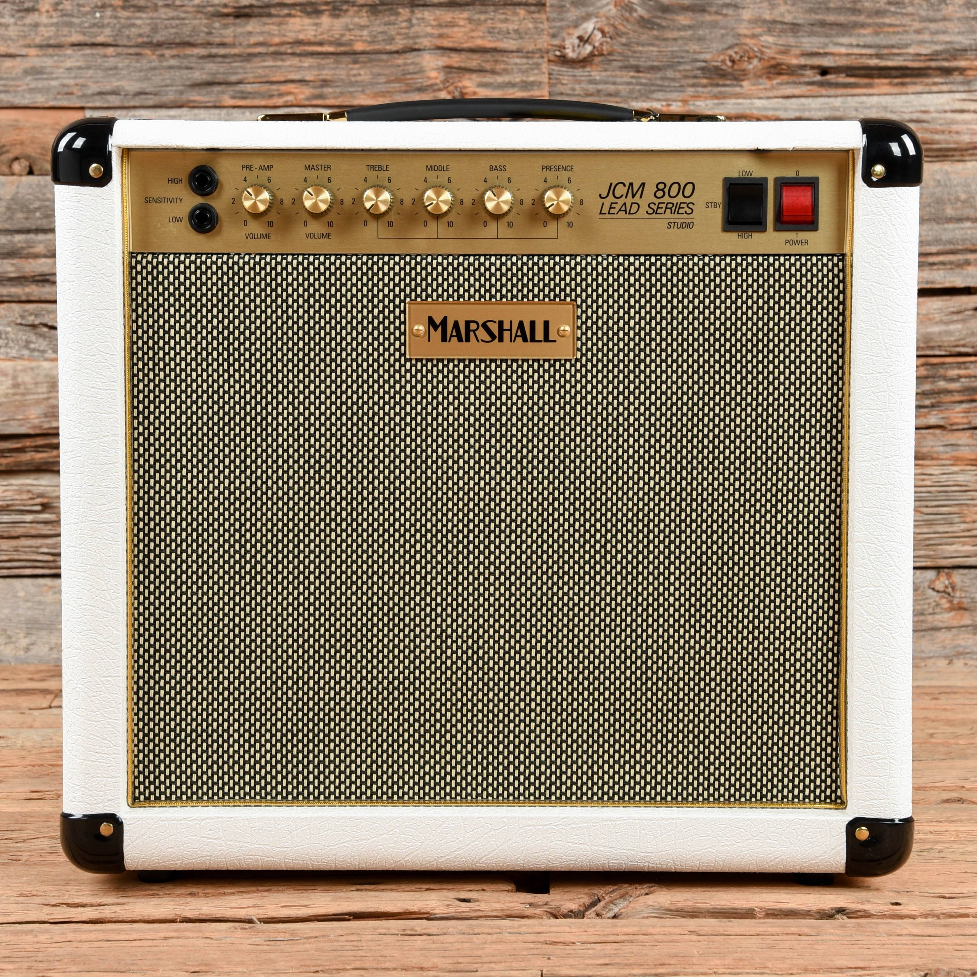 Marshall Limited Edition SC20C Studio Classic JCM800 Series 20W All-Valve 2203 1x10 Combo w/FX Loop and DI White Elephant Grain Amps / Guitar Combos