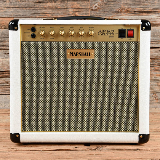 Marshall Limited Edition SC20C Studio Classic JCM800 Series 20W All-Valve 2203 1x10 Combo w/FX Loop and DI White Elephant Grain Amps / Guitar Combos