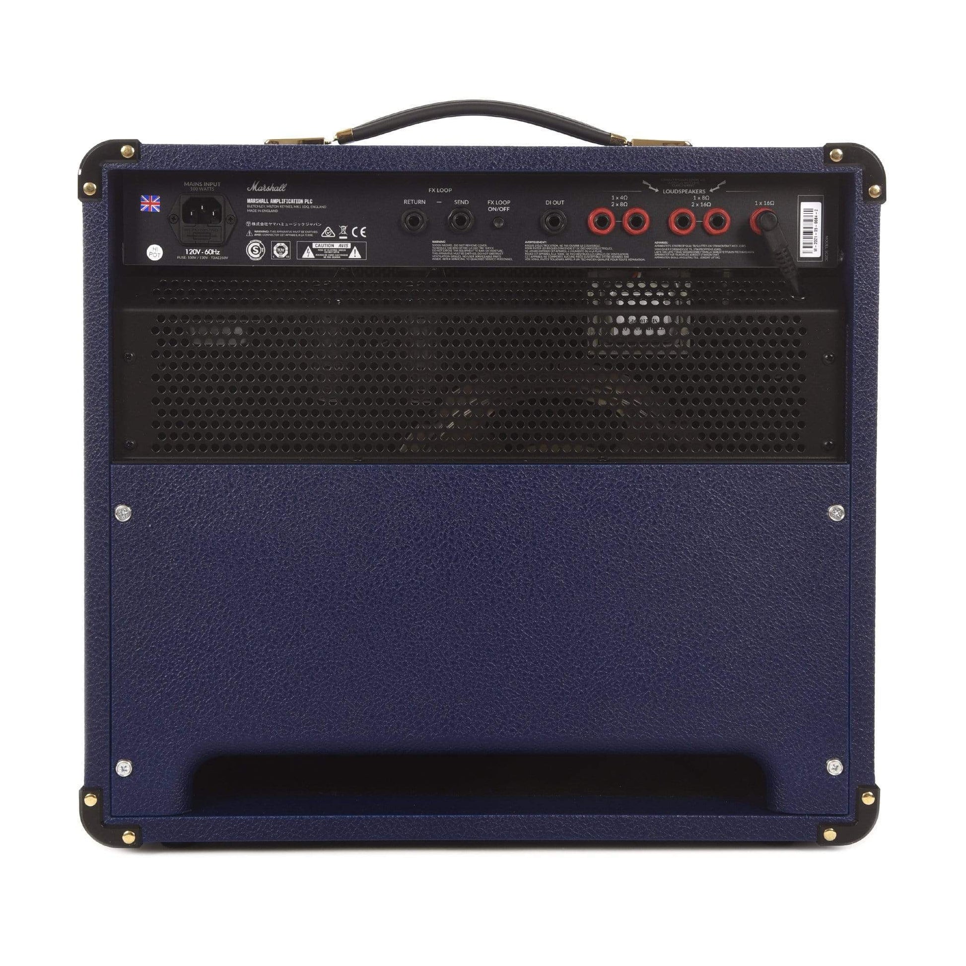 Marshall Limited Edition SC20C Studio Classic Navy Levant JCM800 Series 20W All-Valve 2203 1x10 Combo w/FX Loop and DI Amps / Guitar Combos