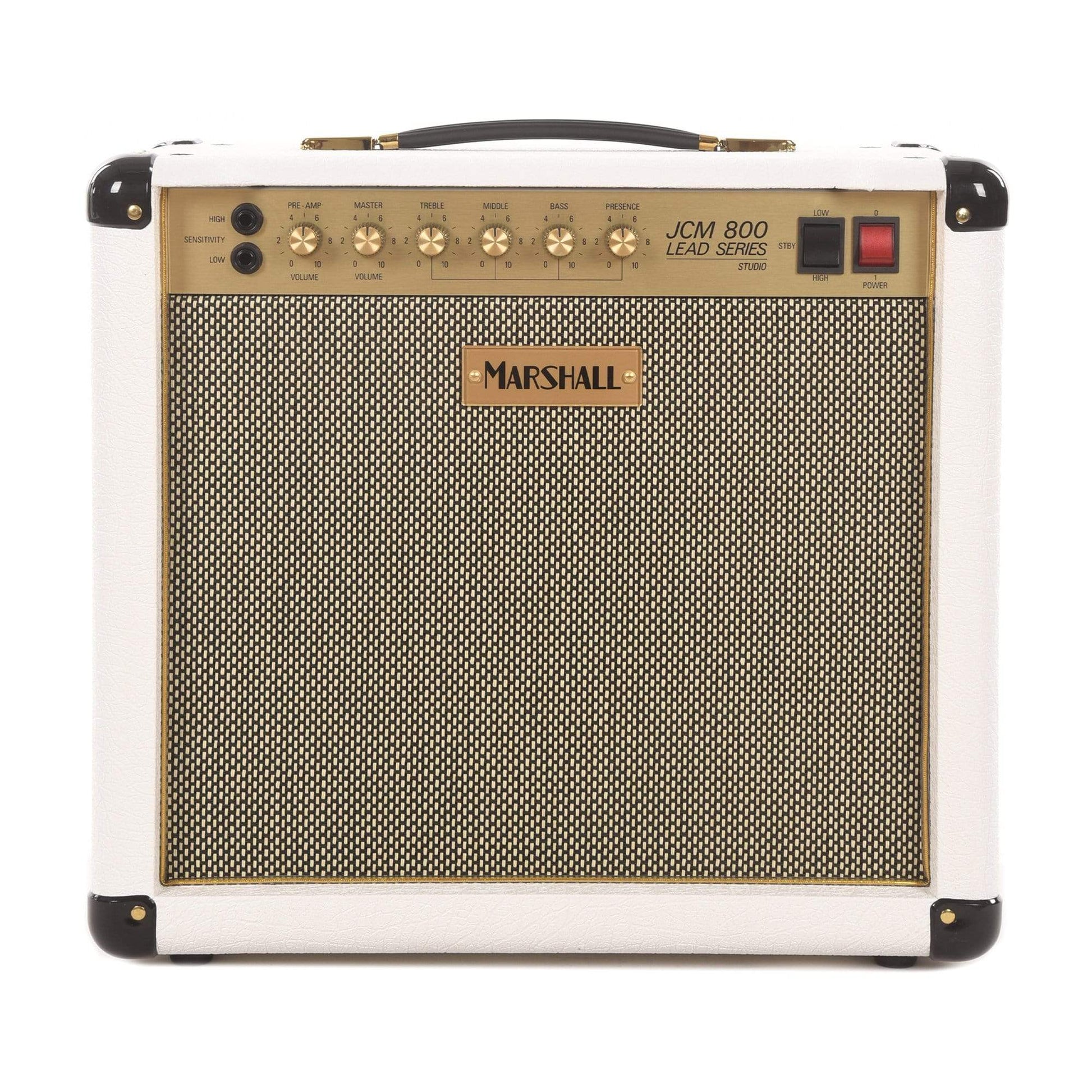 Marshall Limited Edition SC20C Studio Classic White Elephant Grain JCM800 Series 20W All-Valve 2203 1x10 Combo w/FX Loop and DI Amps / Guitar Combos