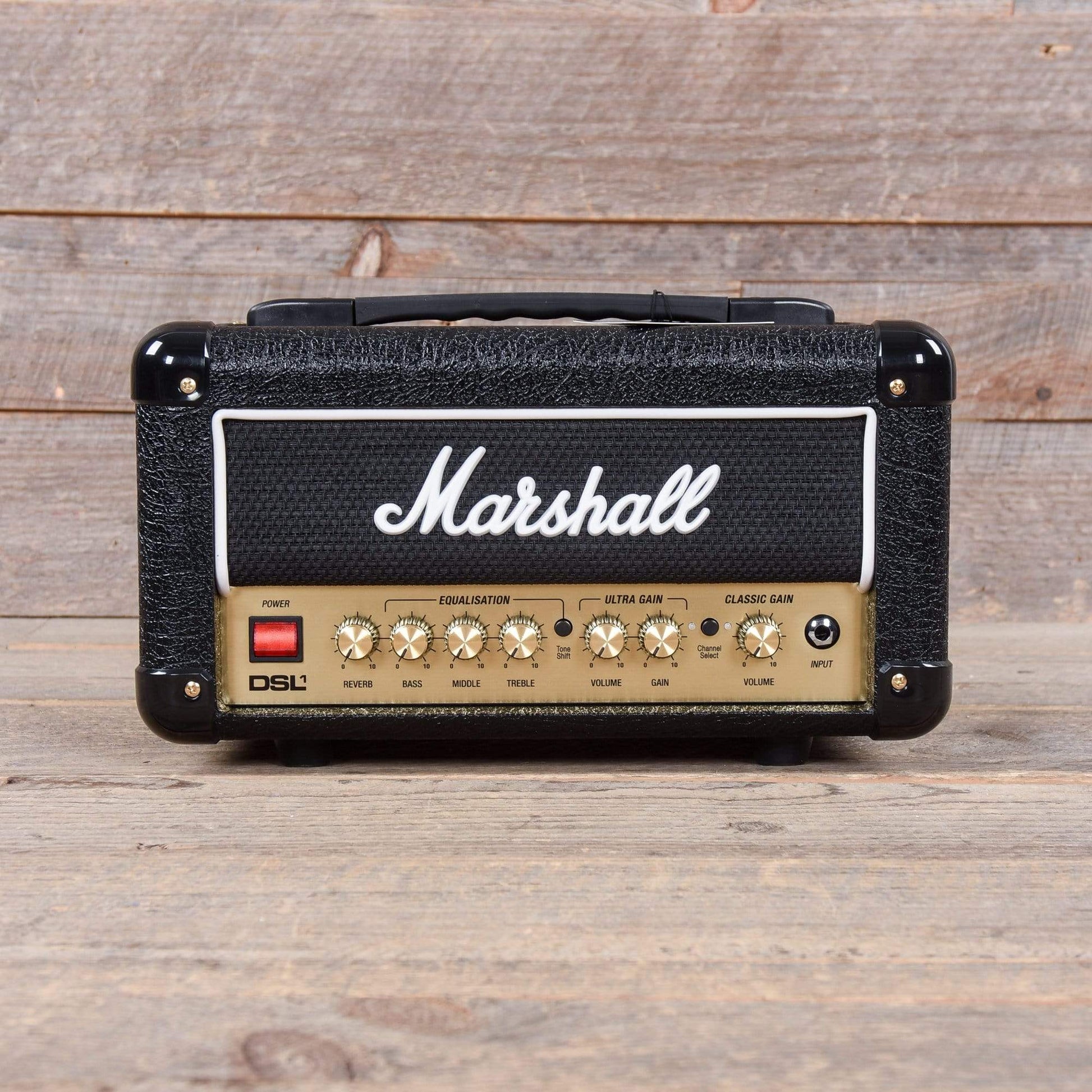 Marshall DSL1HR 1W All-Valve 2-Channel Head w/Digital Reverb Amps / Guitar Heads