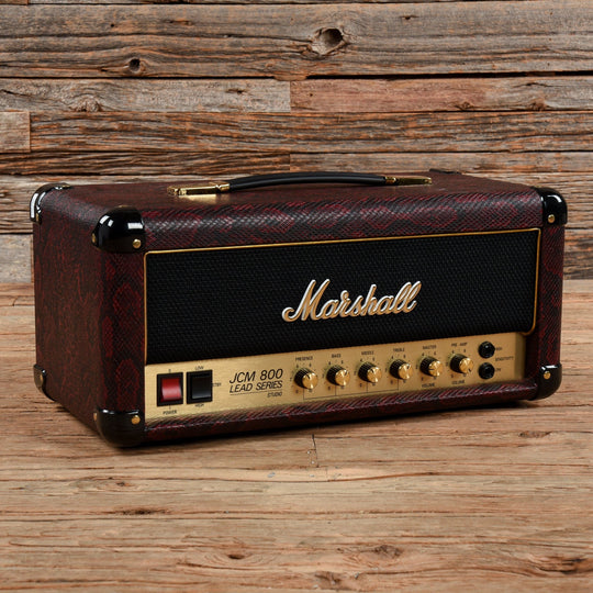 Marshall Limited Edition SC20H Studio JCM800 Lead Series Black & Red Snakeskin Amps / Guitar Heads