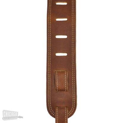 Martin Soft Baseball Leather Guitar Strap - Brown Suede Accessories / Straps