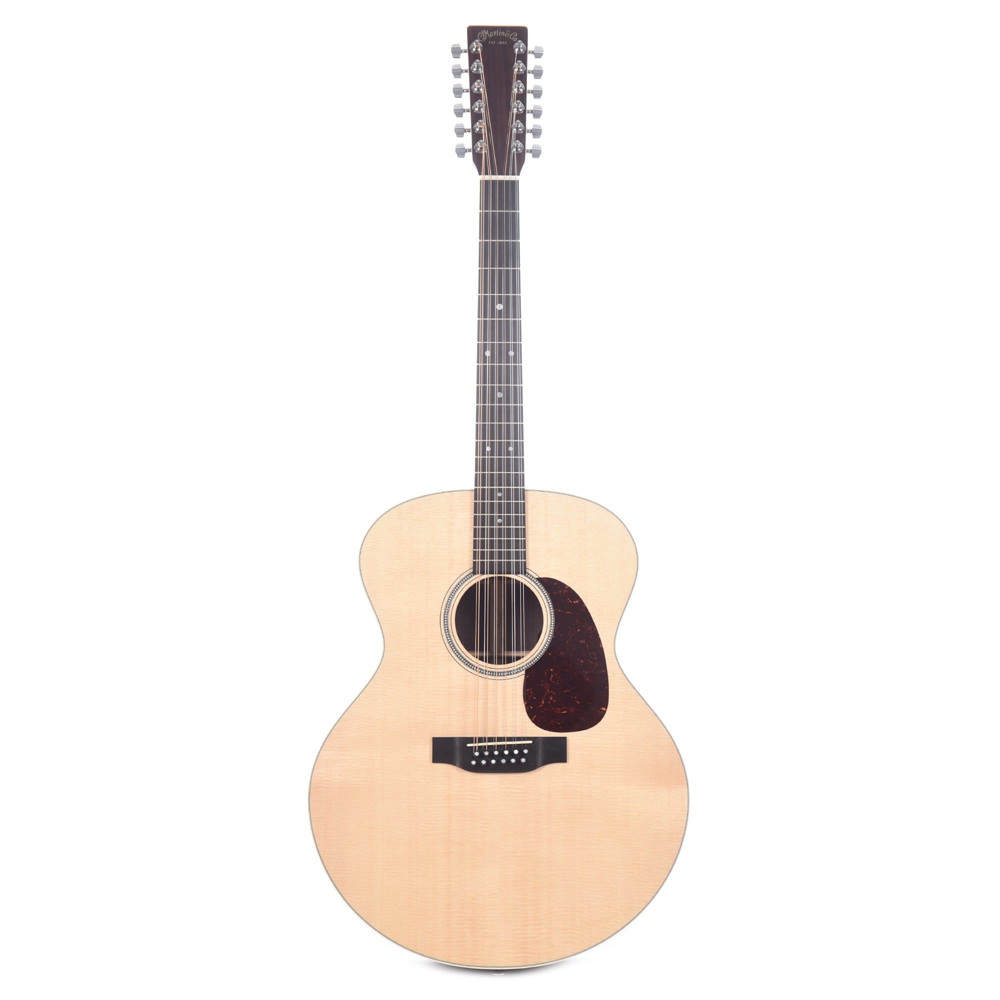 Martin Grand J-16E 12-String Sitka/Rosewood Natural Acoustic Guitars / Jumbo