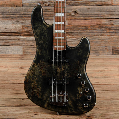 Mayones Jabba 4 Custom Satin Black Burl Top 2020 Bass Guitars / 4-String