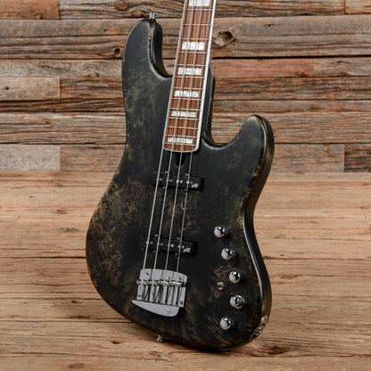 Mayones Jabba 4 Custom Satin Black Burl Top 2020 Bass Guitars / 4-String