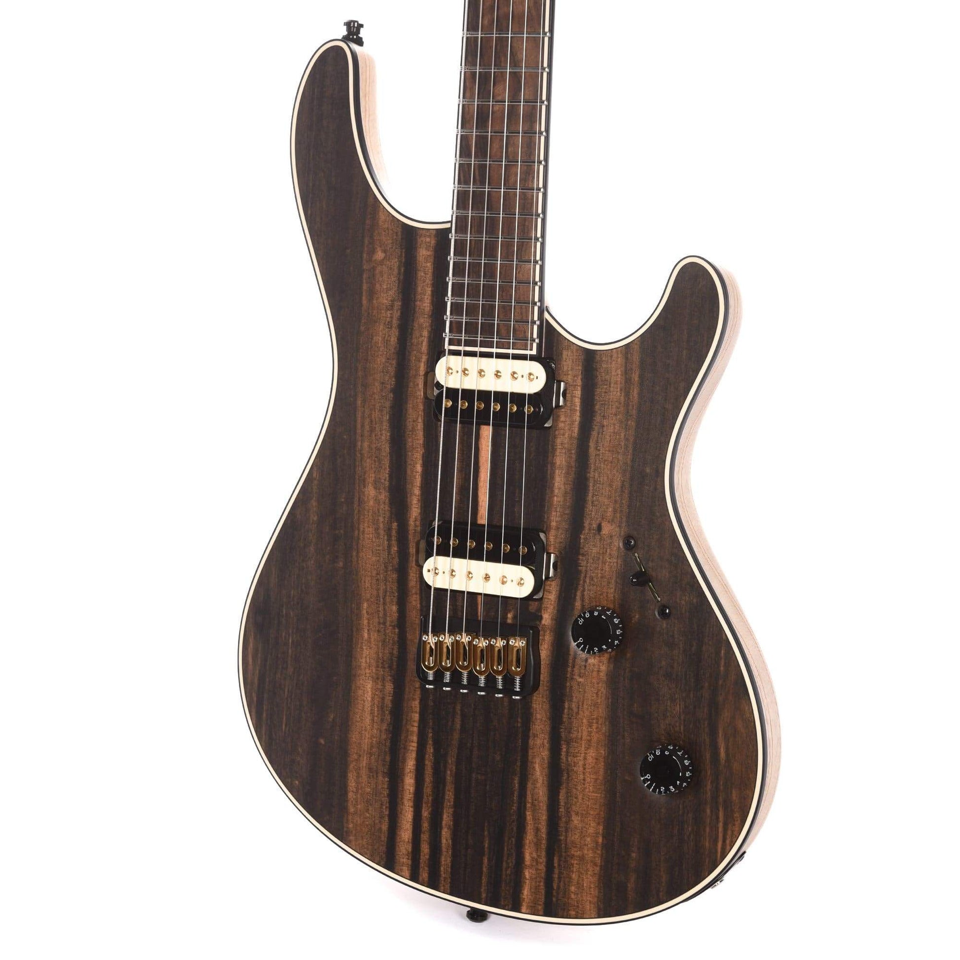 Mayones Regius 6 Royal Ebony Natural Matt Electric Guitars / Solid Body