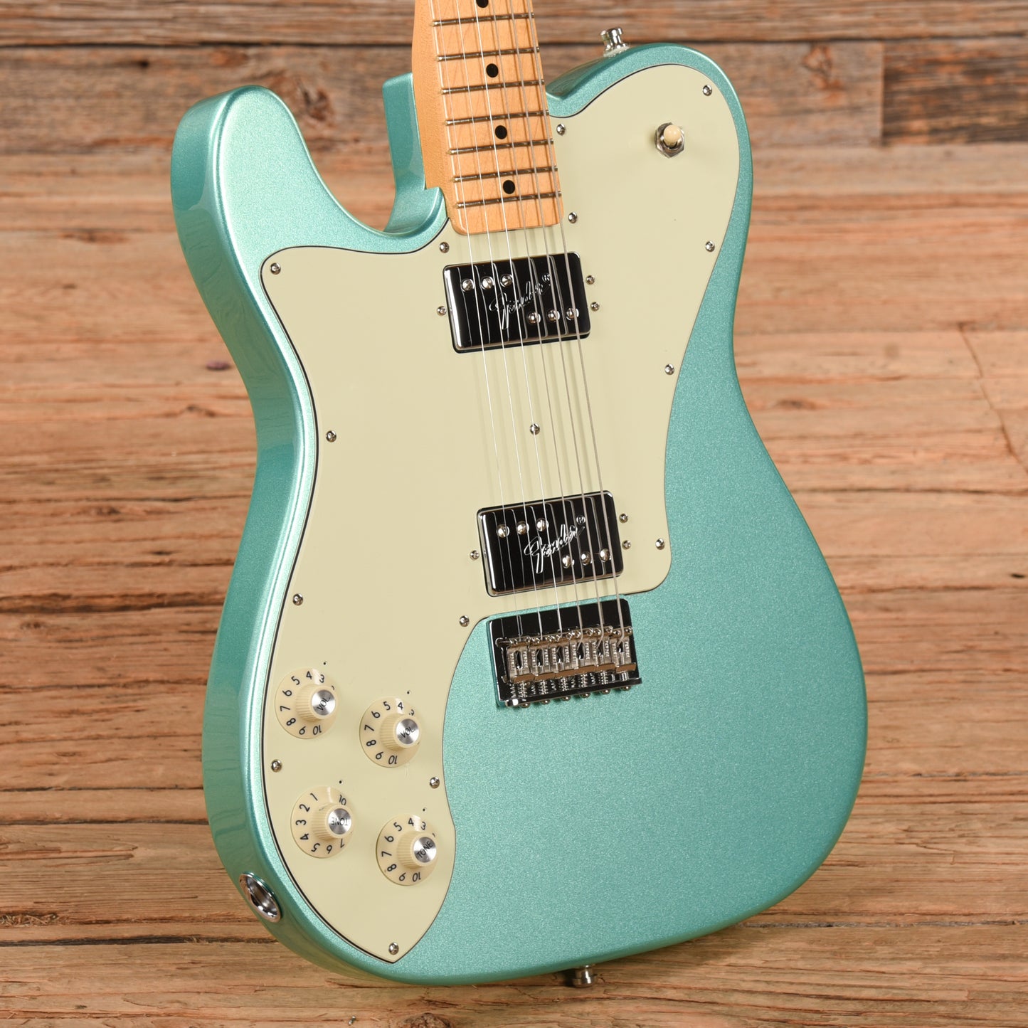 Fender Mod Shop Telecaster Deluxe Mystic Sea Foam Green 2023 LEFTY