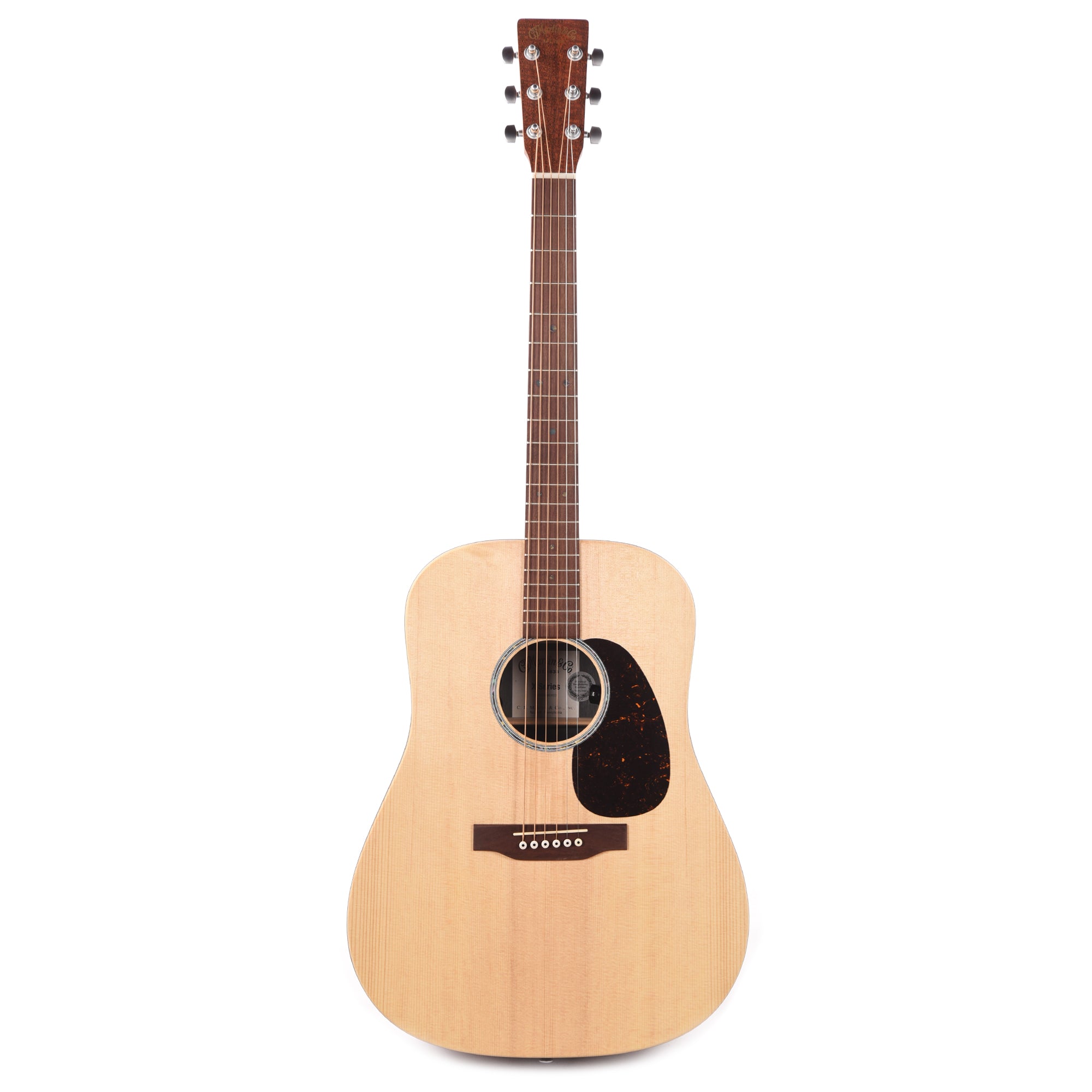 Martin D-X2E Spruce/Figured Mahogany Pattern HPL Natural