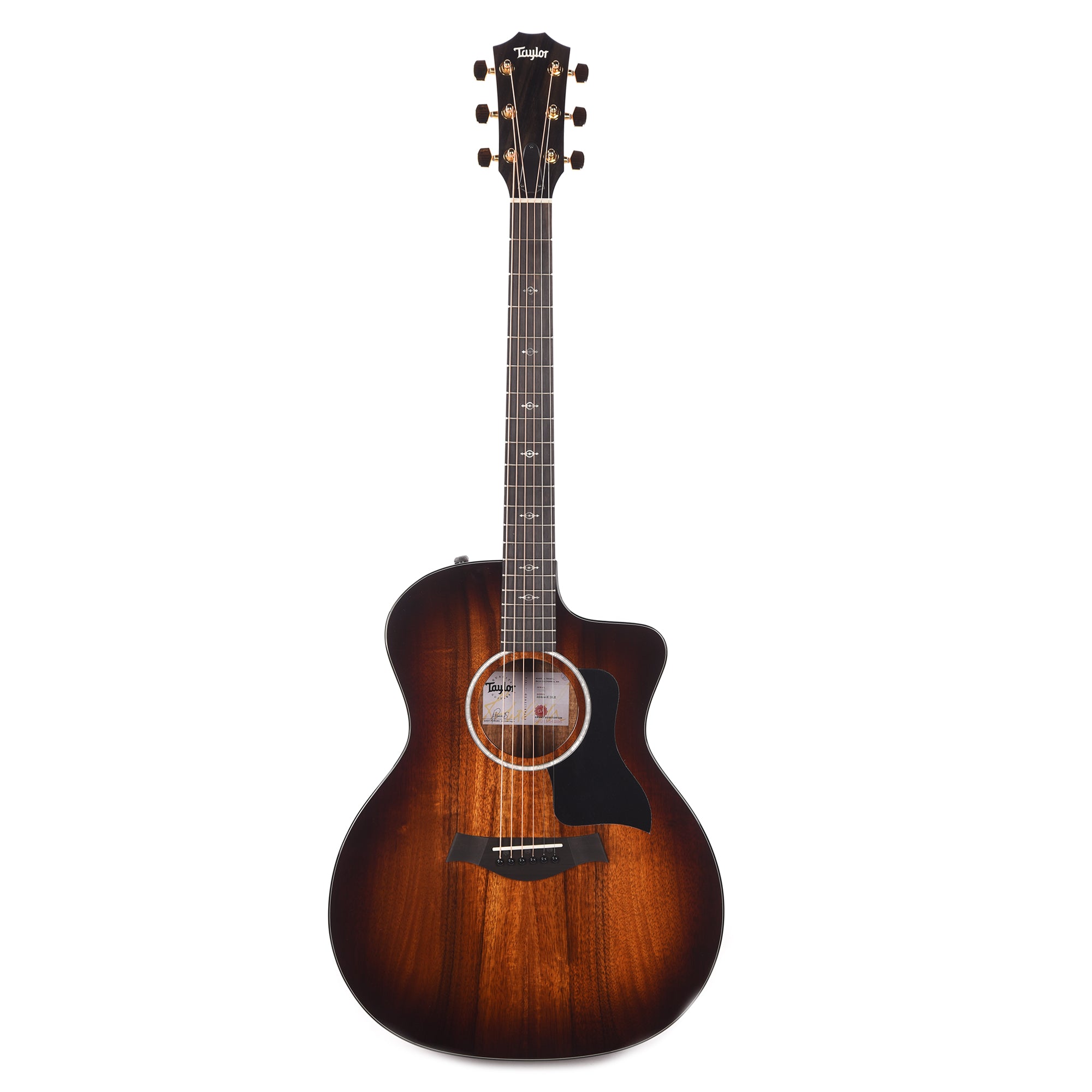 Taylor 224ce-K DLX Grand Auditorium Hawaiian Koa Shaded Edgburst ES2