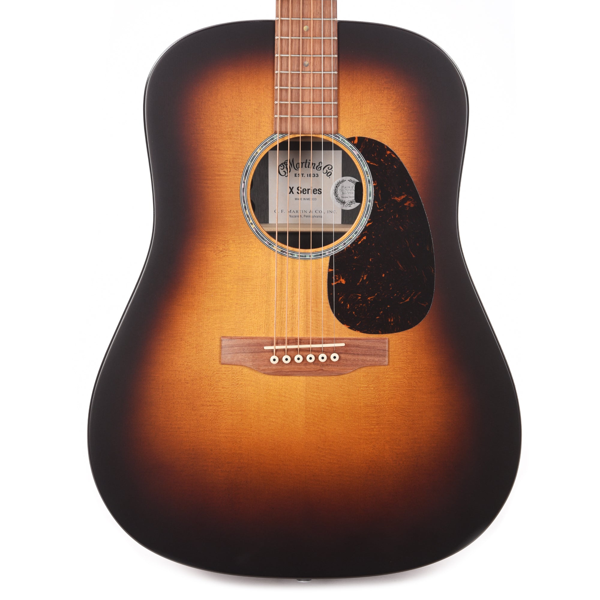 Martin D-X2E Spruce/Ziricote Pattern HPL Burst