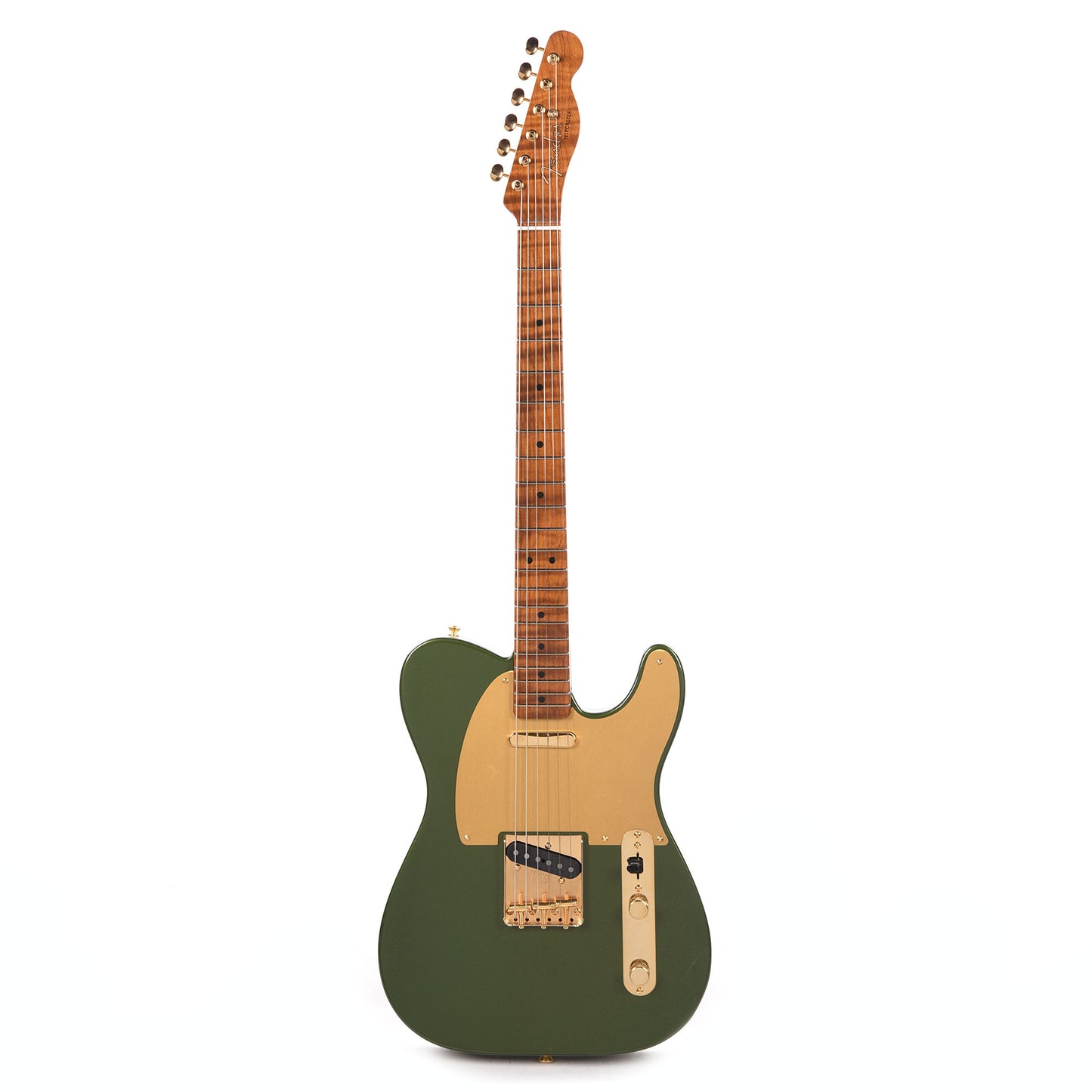 Fender Custom Shop 1950s Telecaster NOS Aged Cadillac Green w/Roasted 3A Flame Neck & Gold Hardware