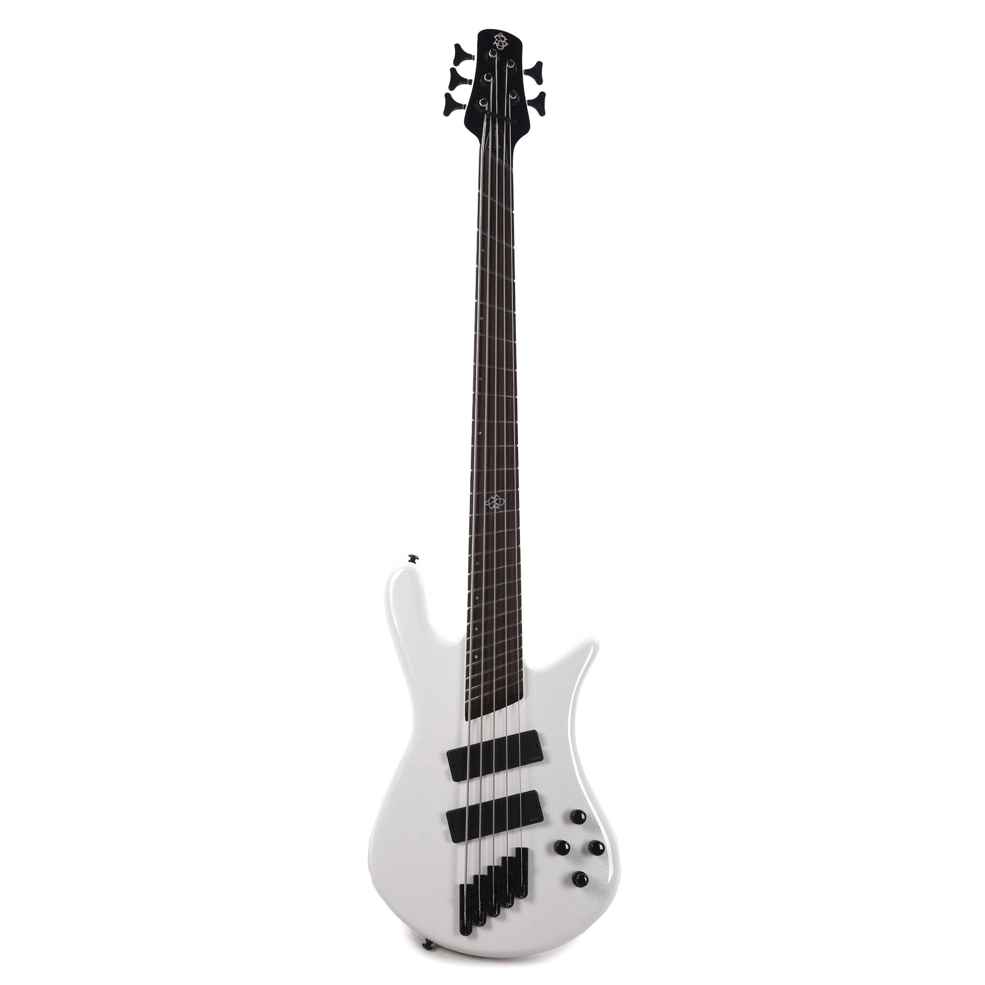 Spector NS Dimension 5 Bass White Sparkle Gloss